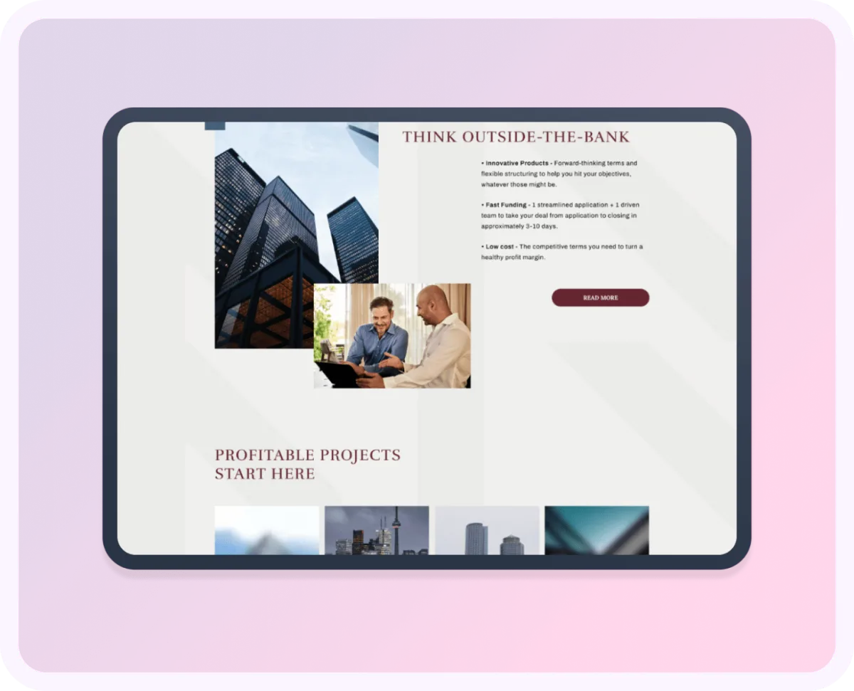 GPS Capital — GPS Capital — a complex financial and investors portal